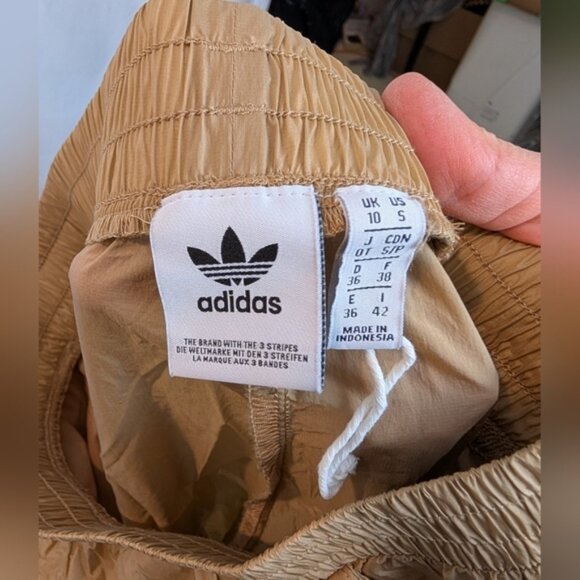 Adidas Track Pants Athletic Gym Leg Run Joggers Brown SIZE SMALL in EUC - Picture 7 of 7